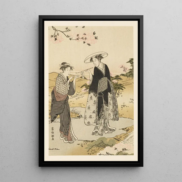 Masterpieces selected from the Ukiyo-e School Pl12 - Shinichi Tajima — framed artwork on a wall