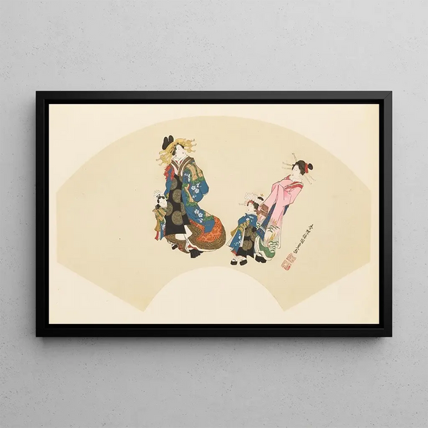 Masterpieces from the Ukiyo-e School Pl19 - Shinichi Tajima — framed artwork on a wall