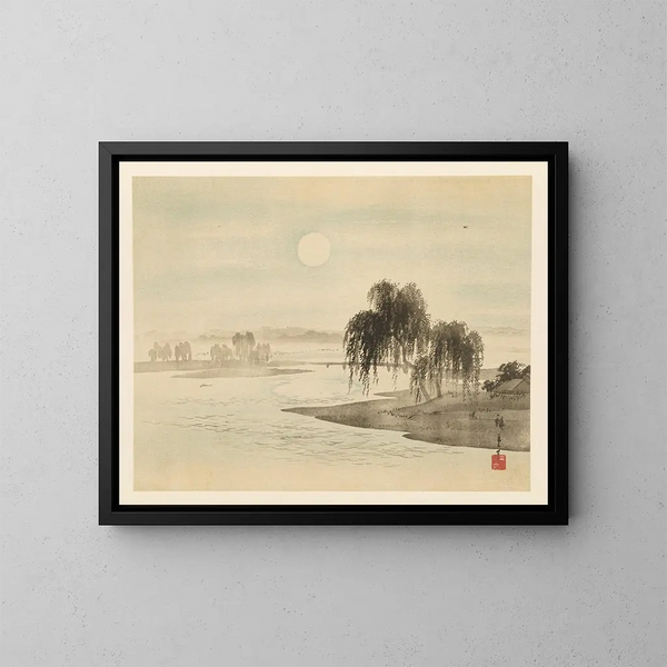 Masterpieces selected from the Ukiyo-e school Pl22 - Shinichi Tajima — framed artwork on a wall