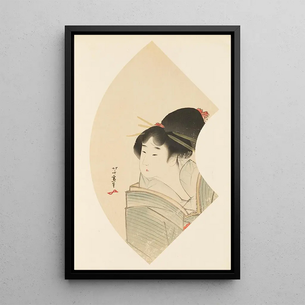 Masterpieces selected from the Ukiyo-e School Pl29 - Shinichi Tajima — framed artwork on a wall