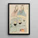 Unai no tomo Pl 004 - Shimizu Seifu — framed artwork on a wall