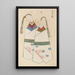 Unai no tomo Pl 007 - Shimizu Seifu — framed artwork on a wall