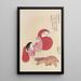 Unai no tomo Pl 019 - Shimizu Seifu — framed artwork on a wall
