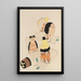 Unai no tomo Pl 027 - Shimizu Seifu — framed artwork on a wall