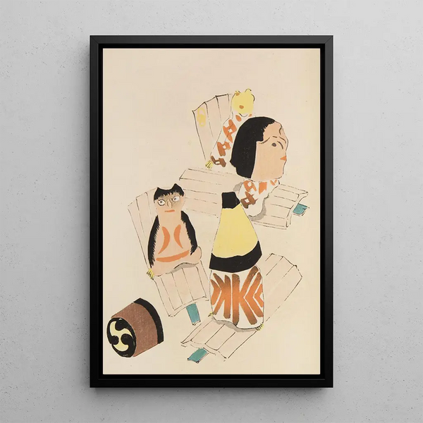 Unai no tomo Pl 027 - Shimizu Seifu — framed artwork on a wall