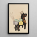 Unai no tomo Pl 041 - Shimizu Seifu — framed artwork on a wall