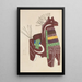 Unai no tomo Pl 055 - Shimizu Seifu — framed artwork on a wall