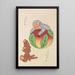 Unai no tomo Pl 058 - Shimizu Seifu — framed artwork on a wall