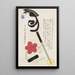Unai no tomo Pl 120 - Shimizu Seifu — framed artwork on a wall