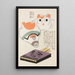 Unai no tomo Pl 123 - Shimizu Seifu — framed artwork on a wall