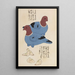 Unai no tomo Pl 126 - Shimizu Seifu — framed artwork on a wall