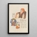 Unai no tomo Pl 136 - Shimizu Seifu — framed artwork on a wall