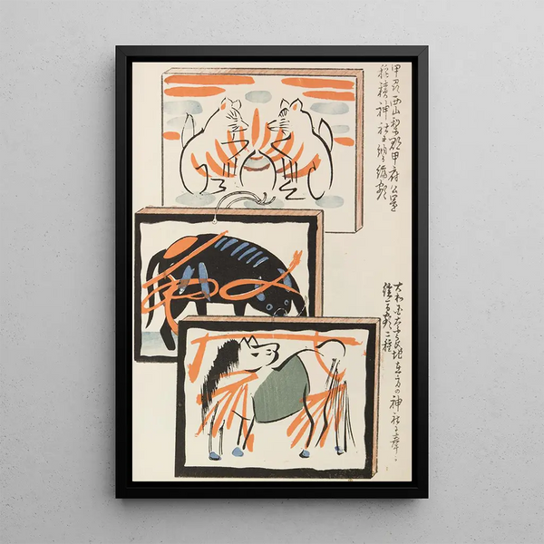 Unai no tomo Pl 147 - Shimizu Seifu — ingelijst kunstwerk aan de muur