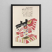 Unai no tomo Pl 156 - Shimizu Seifu — framed artwork on a wall