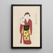 Unai no tomo Pl 157 - Shimizu Seifu — framed artwork on a wall