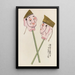 Unai no tomo Pl 179 - Shimizu Seifu — framed artwork on a wall
