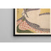 Reproductie van het schilderij Shira-uchikake - De witte overjas - Kitagawa Utamaro