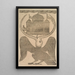 Jatayu entrave le char de Ravana en essayant d'empêcher l'enlèvement de Sita - Shri Gobinda Chandra Roy — framed artwork on a wall