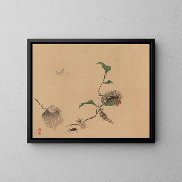 Chuka senzen PL05 - Shunkei Mori — framed artwork on a wall