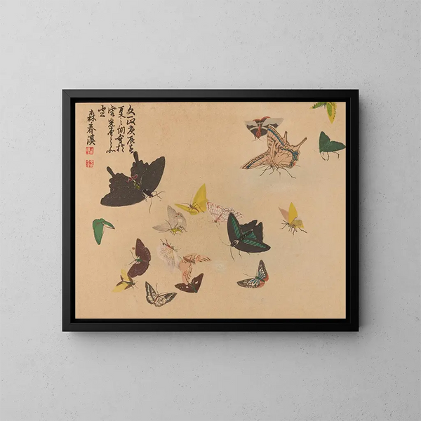 Chuka senzen PL12 - Shunkei Mori — framed artwork on a wall