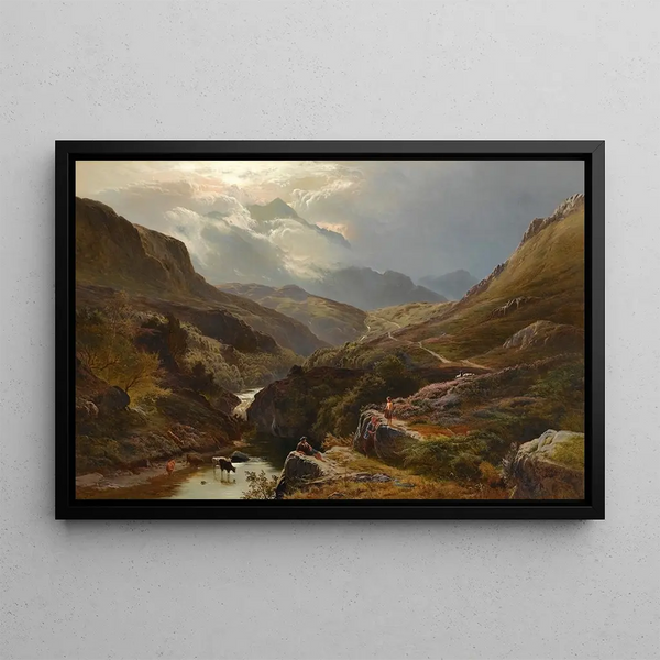 Sidney Richard Percy - On The Road To Loch Turret Crieff.webp