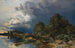 Lente Een naderende bui - Sidney Richard Percy — weergave van het kunstwerk