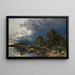 Lente Een naderende bui - Sidney Richard Percy — ingelijst kunstwerk aan de muur