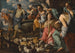 Moïse en de dochters van Jethro - Sigismondo Coccapani — weergave van het kunstwerk