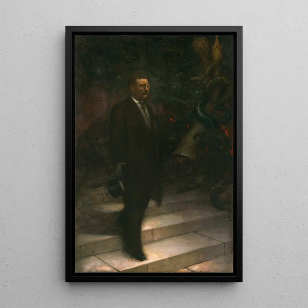 Theodore Roosevelt - Sigismund de Ivanowski — ingelijst kunstwerk aan de muur