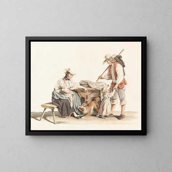 The Return of the Ploughman - Sigmund Freudenberger — framed artwork on a wall