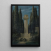 Tombe d'Arnold Böcklin au cimetière Agli Allori - Sigmund Landsinger — ingelijst kunstwerk aan de muur