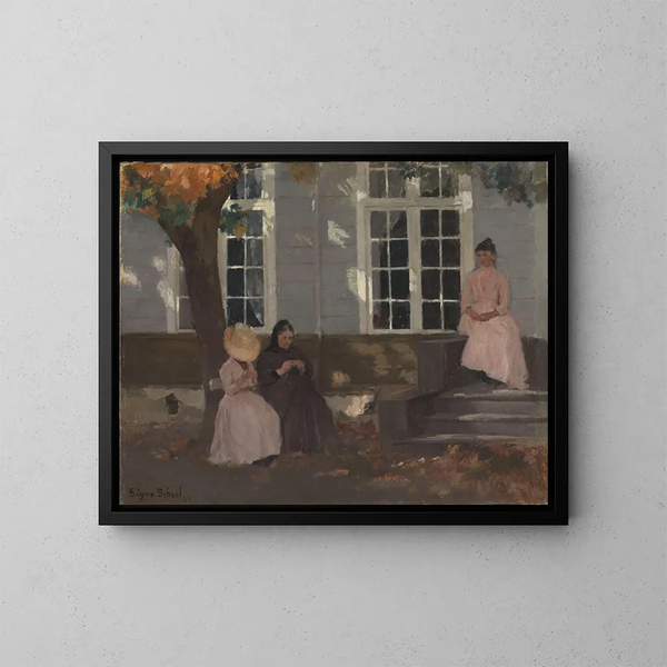 The house of artists in Toten - Signe Scheel — framed artwork on a wall