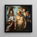 Silène en de vier jaargetijden - Jacob Jordaens — ingelijst kunstwerk aan de muur