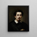 Portret van een kunstenaar - Silvestro Lega — ingelijst kunstwerk aan de muur