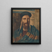 A religious scholar - Simeon Solomon — framed artwork on a wall