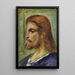 Tête du Christ - Simeon Solomon — ingelijst kunstwerk aan de muur