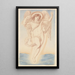 Love - Simeon Solomon — framed artwork on a wall