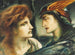 Mercure en Proserpine - Simeon Solomon — weergave van het kunstwerk