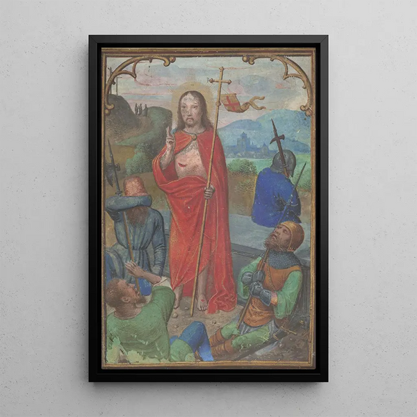 De Opstanding - Simon Bening — ingelijst kunstwerk aan de muur