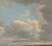 Studie van wolken aan het begin van de avond - Simon Denis — weergave van het kunstwerk