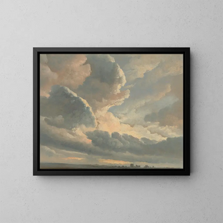 Simon Denis - Study of Clouds with a Sunset near Rome.webp