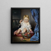 Portrait of a Toddler - Simon Glücklich — framed artwork on a wall