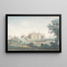 Het Château de Chambord gezien vanaf het zuidwesten - Simon Mathurin Lantara — ingelijst kunstwerk aan de muur