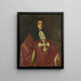 Portrait painting of Johannes Camprich van Cronefelt, Knight of the Order of Saint Maurice and Saint Lazarus, Imperial ambassador of Germany in The Hague - Simon Ruys — framed artwork on a wall