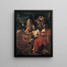 Allegory - Simon Vouet — framed artwork on a wall