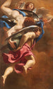 Engelen die de kolom van de Passie vasthouden - Simon Vouet — weergave van het kunstwerk