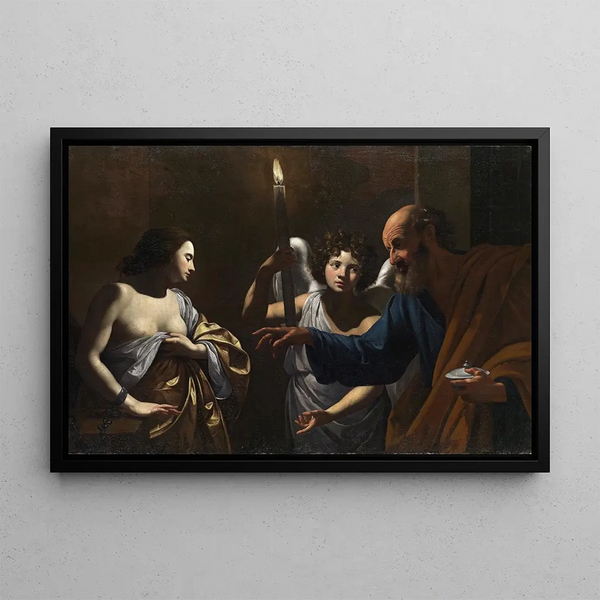 Simon Vouet - Saint Peter Visiting Saint Agatha In Prison.webp