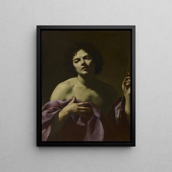 Saint Sebastian Painting - Simon Vouet — framed artwork on a wall