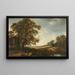 Sleeping Peasants Near the Fields Parable of the Tares - Simon de Vlieger — framed artwork on a wall
