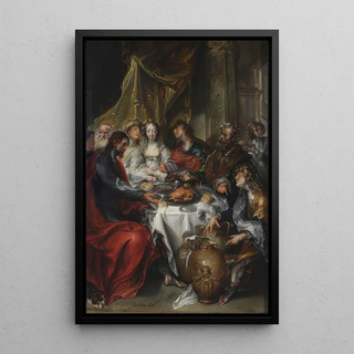 Simon de Vos - Feast at Cana.webp
